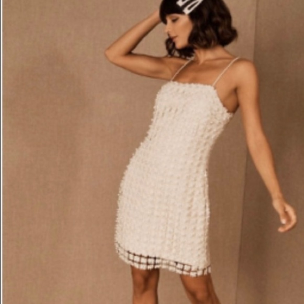 BHLDN Elliatt Rosay Pearl mini dress